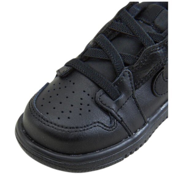 Nike Jordan 1 Low Alt Triple Black Little Kid Child Shoes Size 4C NEW CI3436-091 - Picture 7 of 10